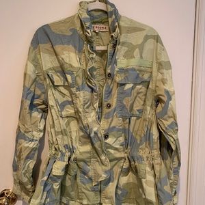 Free People cargo military army jacket, XS